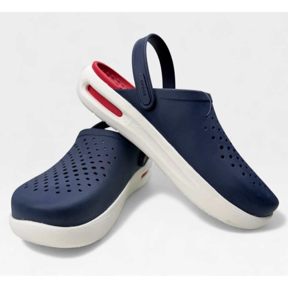 Crocs InMotion Clogs Navy Size M9/W11 Comfort Mule 209964-410 - Picture 7 of 12